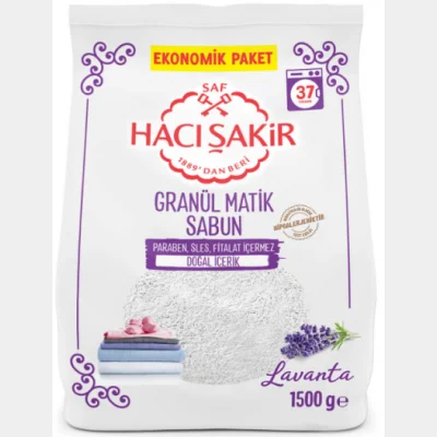 Hacı Şakir Granule Matic Soap Lavender 1500 gr