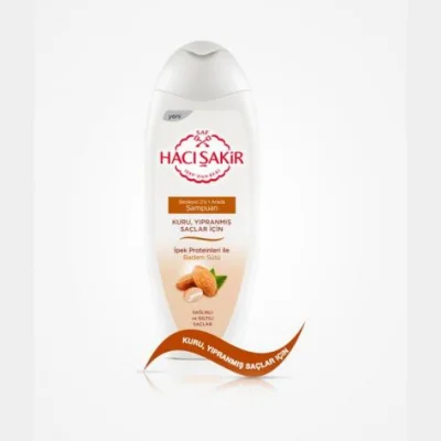 Hacı Şakir Almond Shampoo For Dry Damaged Hair 500 ml