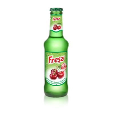 Freşa Sour Cherry Flavored Natural Rich Mineral Carbonated Drink 200 ml