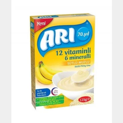 Arı Baby Food Milky Rice Flour with Banana 125 gr