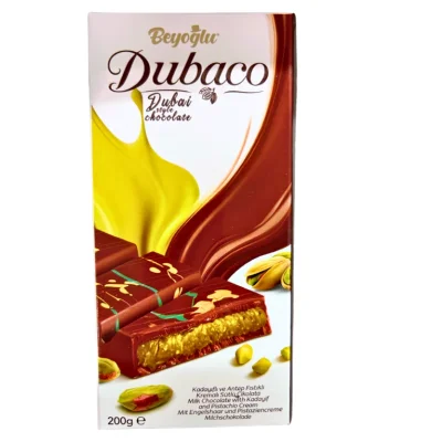 Dubaco Chocolate Bar 200g