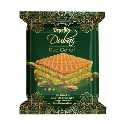 Gofret Duo Dubai Pistachio Cream Wafer 35g