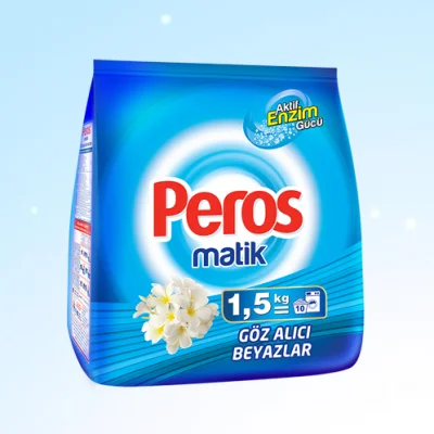 Peros Powder Detergent Glamarous Whites  1.5 kg