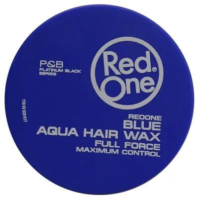 RedOne aqua hair wax 150 ml. Full force blue (4 minibox of 12 u.)