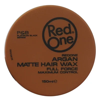 RedOne matte hair wax 150 ml. Full force argan.