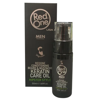RedOne beard & mustache 50 ml. Keratin care oil.