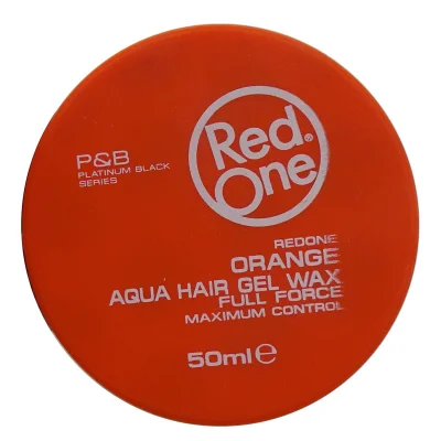 RedOne hair gel wax 50 ml. Full force orange.