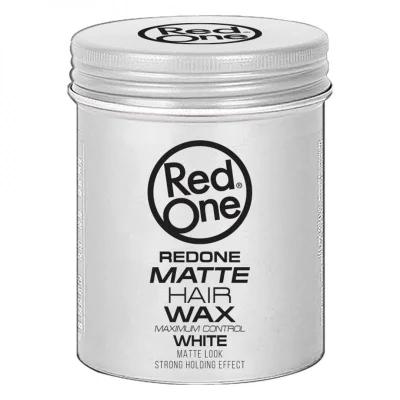RedOne hair wax 100 ml. Matte look white.