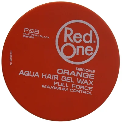 RedOne aqua hair gel wax 150 ml. Orange full force (4 minibox of 12 u.)
