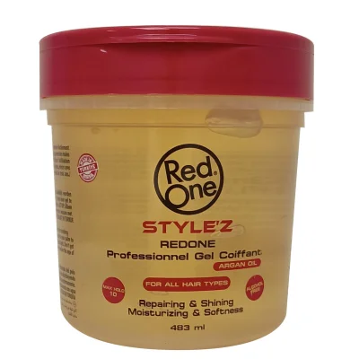 RedOne style'z professional hair gel 483 ml. Argan oil.