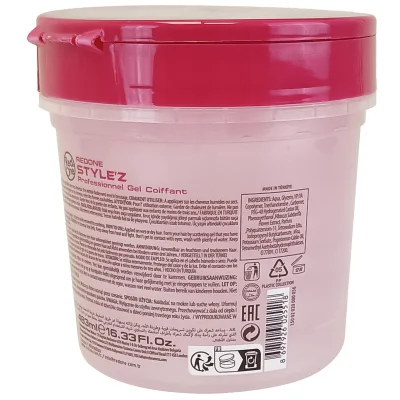RedOne style'z professional hair gel 483 ml. Curl effect.