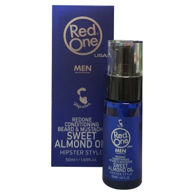 RedOne beard & mustache oil 50 ml. Sweet almond.