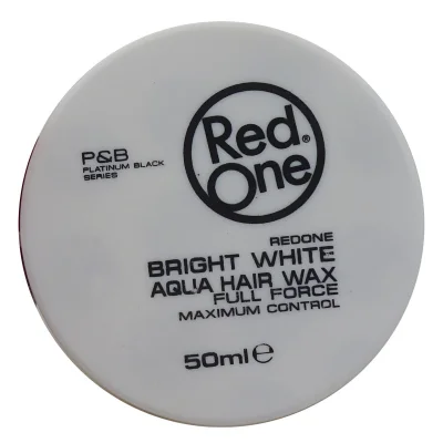 Redone hair gel wax 50 ml. Full force bright white.