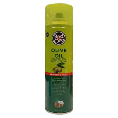 RedOne hair spray 500 ml. Nourishing sheen spray olive oil & coconut.