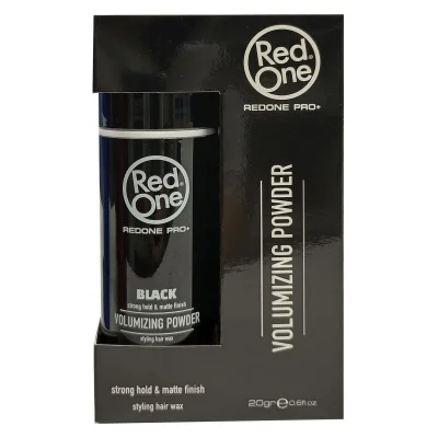RedOne hair powder 20 gr. Black strong hold & matte finish (4 minibox of 12 u.)