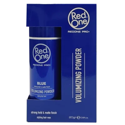 RedOne hair powder 20 gr. Blue strong hold & matte finish.