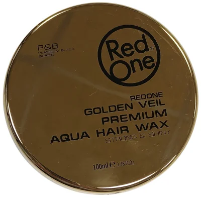 RedOne Premium aqua hair wax 100 ml. Full force Golden Veil minibox.