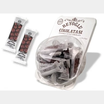 Elit Çikolata Elit Beyoğlu Chocolate with Hazelnut Set of 6   27 gr