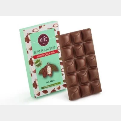 Elit Çikolata Elit Sugar Free and Prebiotic Milk Chocolate 60 gr