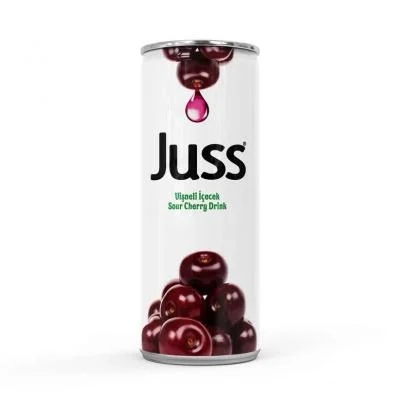 Juss Fruit Nectar Sour Cherry (Can) 330 ml