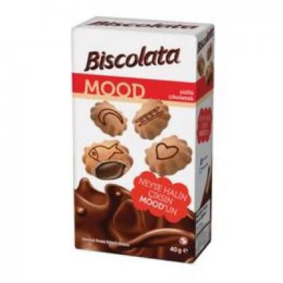 Şölen Biscolata Mood Chocolate Cream Filled Biscuit 40 gr
