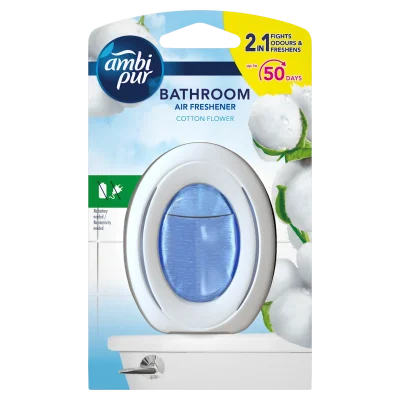 Ambi Pur Bathroom Air Freshener Cotton Flower 7.5ml