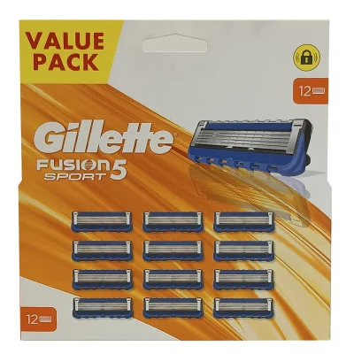 Gillette Fusion 5 blades 12 u. Sport.