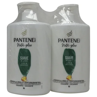 Pantene shampoo 2 X 1000 ml. Soft & Smooth.