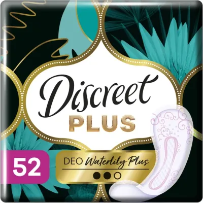 Always Discreet Daily Water Lily Plus Pads Triple 52 Count