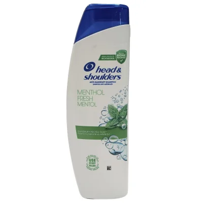 H&S shampoo 330 ml. Anti-dandruff menthol fresh.