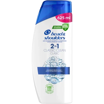 Head & Shoulders 625ml Classic Clean 2in1