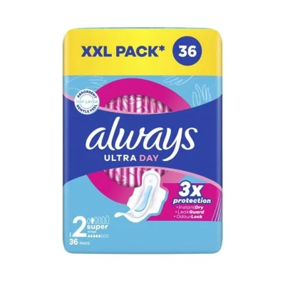 ALWAYS Ultra Day with wings 36pcs - Super S2