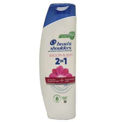 H&S shampoo 330 ml. Anti-dandruff smooth and silky 2 in 1.