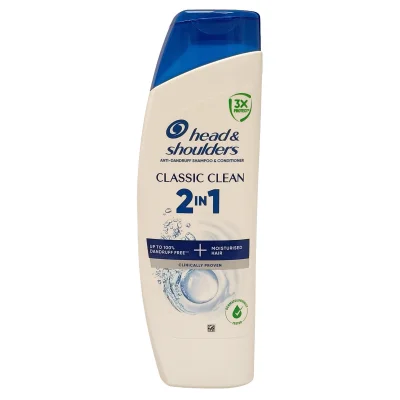H&S shampoo 330 ml. Anti-dandruff Classic clean 2 in 1.