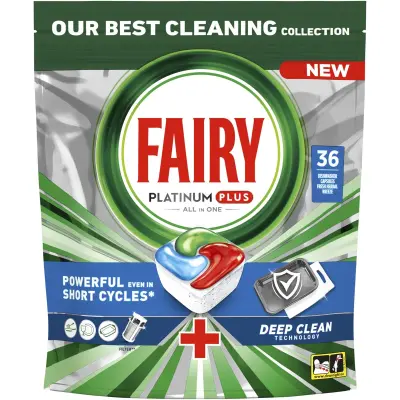 Fairy Caps Platinum Plus Deep Clean 36