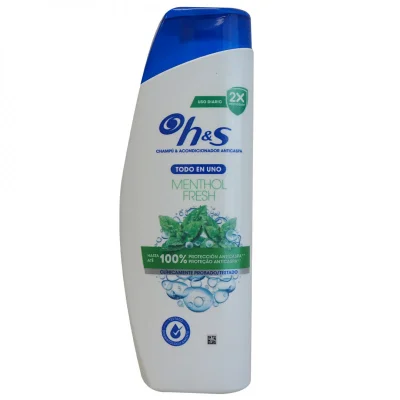H&S shampoo 300 ml. Anti-dandruff menthol fresh 2 in 1.