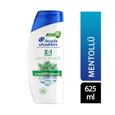 Head & Shoulders Shampoo 625ml Menthol Freshness 2-in-1