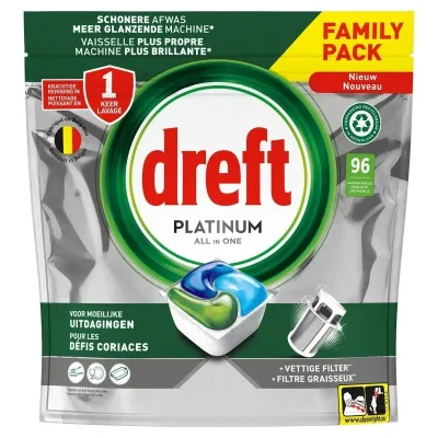 Dreft Platinum Dishwasher Tablets 96 Count