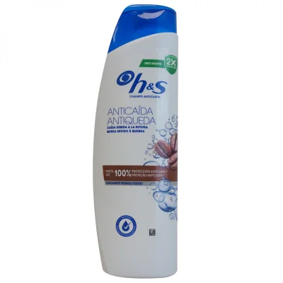 H&S shampoo 250 ml. Anti-dandruff with caffeine fall prevention.