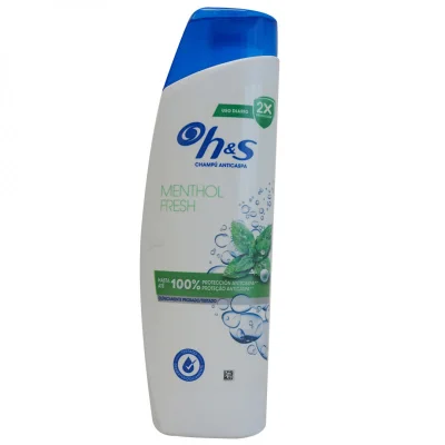 H&S shampoo 250 ml. Anti-dandruff menthol fresh.