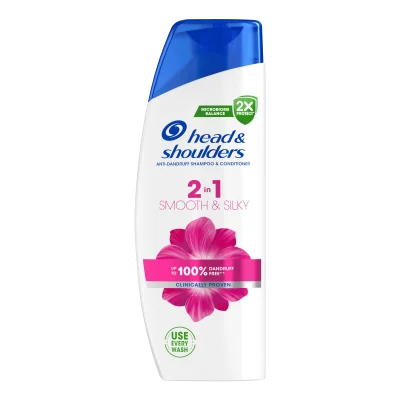 Head & Shoulders Anti-Dandruff Shampoo and Balm 2-in-1 Smooth and Silky 330ml