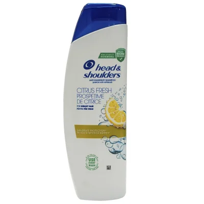 H&S shampoo 330 ml. Anti-dandruff citrus fresh.