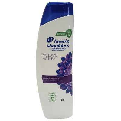 H&S shampoo 330 ml. Anti-dandruff volume.