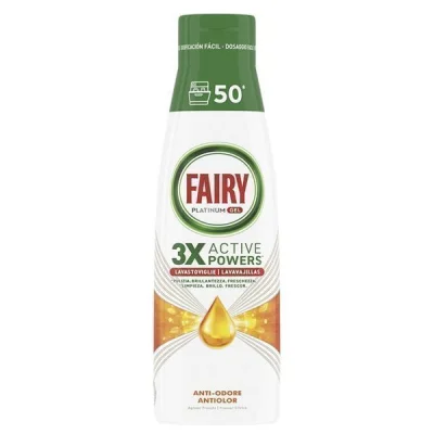 FAIRY DISHWASHER DETERGENT 900ml PLATINUM GEL ANTIODORE IMPORT