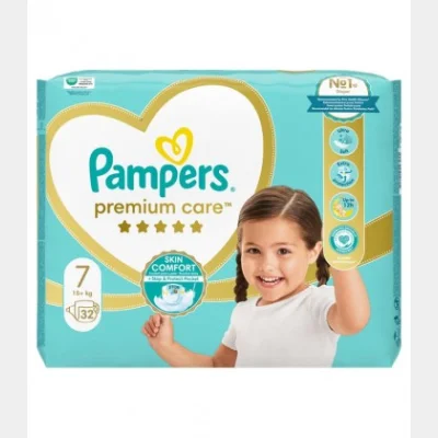 PAMPERS PREMIUM CARE Νο7 32Τ 15+ kg JUMBO Χ3