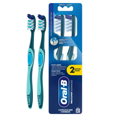 Oral-B Pro-Expert All-in-One Toothbrush Medium 2 Pack