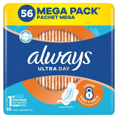 Always Ultra Pads Hygienic Aromatized Normal Giga 56 pcs