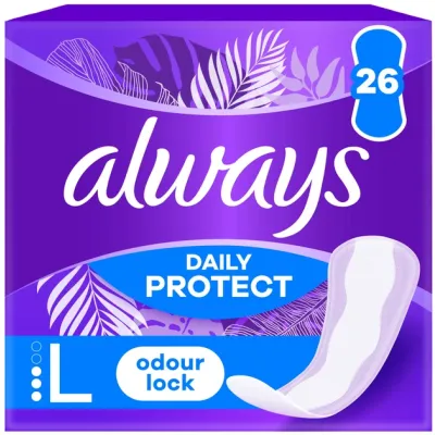 Always Hygienic Daily Pads Daily Protect Normal 26 Count