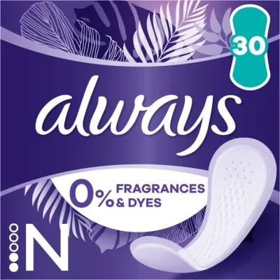 Always Hygienic Daily Pads Normal 30 Count