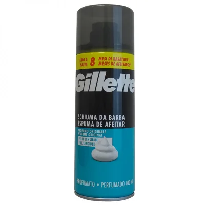 Gillette shave foam 400 ml. Sensitive skin.